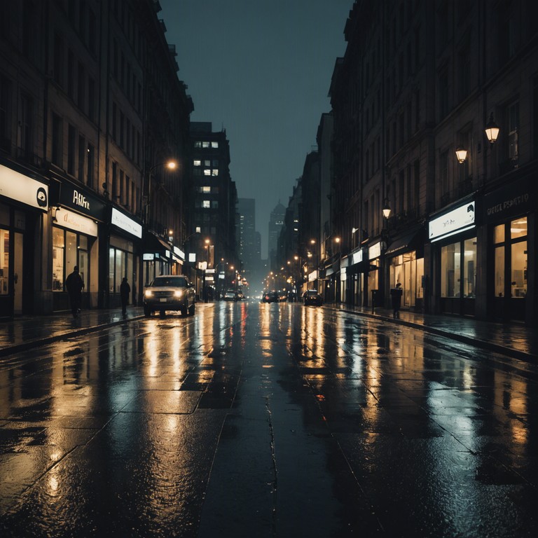 A smooth, ambient hip hop track that captures the essence of nighttime in a bustling city. The music reflects the shimmering lights and the undercurrent of dreams held by those who wander the streets after dark. It's a story told through subtle, echoing beats and the soft hum of a city that never sleeps