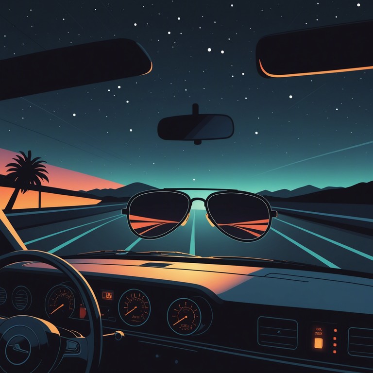 Imagine tearing through the city streets under the stars, the soundscape pulsing with the heartbeat of the metropolis, blending the raw energy of garage rock with electronic exhilaration, perfect for a racer's playlist.