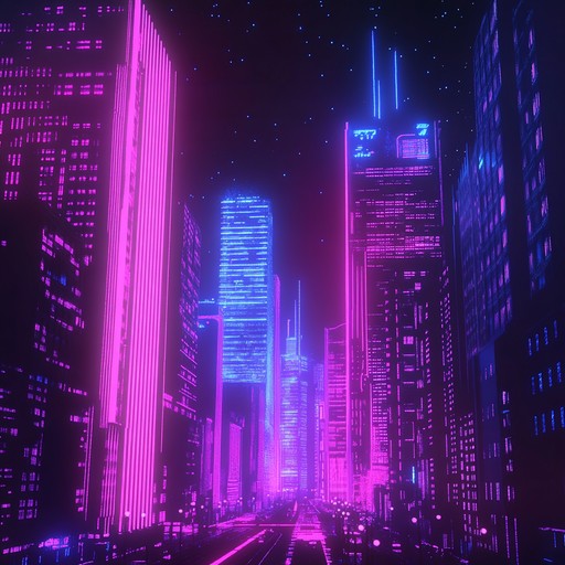 Embark on a dreamlike voyage through a neon lit cyberpunk cityscape, where ethereal synths weave through shimmering urban atmospheres, creating a sense of surreal escapism. Layers of ambient textures and glitchy beats blend seamlessly to evoke an otherworldly, futuristic ambiance.