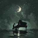 hauntingly airy piano with ethereal background textures.