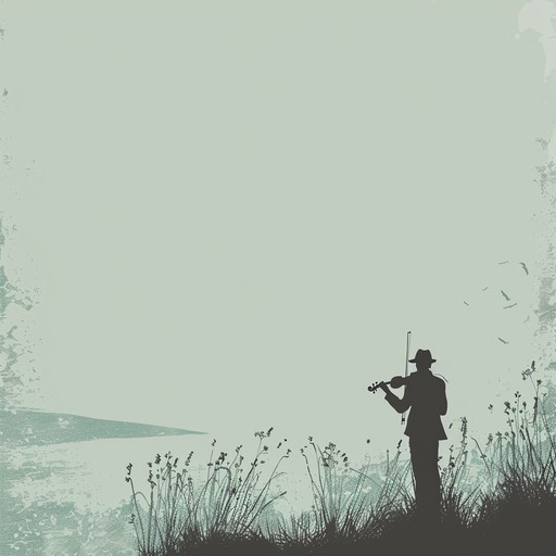 A sorrowful and haunting traditional appalachian fiddle melody, capturing the essence of bidding farewell to a loved one. The slow, mournful fiddle playing is accompanied by gentle guitar picking and the occasional sound of a lonesome harmonica, creating a sense of heartache and nostalgia.