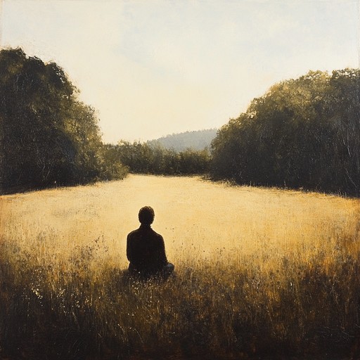 An ambient instrumental track combining gentle guitar layers and soft synths to create a serene yet melancholic aura. The interplay of carefree melodies and subtle sadness encapsulates the essence of nostalgic reflection, ideal for a calm summer evening.