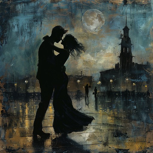 This intense tango piece encapsulates the whirlwind of ecstatic emotions felt during a passionate midnight dance. Pulsating rhythms interweave with deeply expressive melodies to create a vivid, dramatic musical experience.