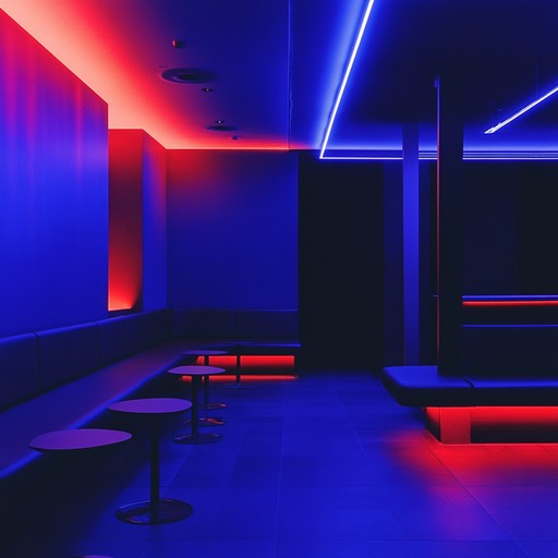 An enticing mix of aggressive yet compelling electronic beats set within a dark lounge ambiance, ideal for a sophisticated, late night atmosphere.