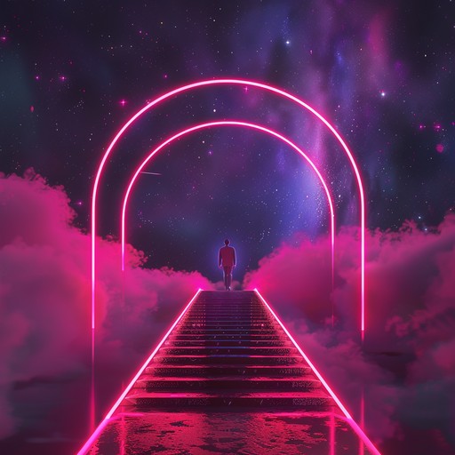 Imagine racing down a neon-lit street in a retro-futuristic city, where smooth synth leads blend with rhythmic bass lines to capture the essence of a digital chase. This track stitches together the vintage feel of 80s synth with a sense of thrilling pursuit, employing rich, layered synthesizers to create a soundscape that feels both nostalgic and exhilarating.