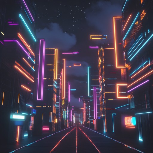 Travel through the concrete jungle with synths that paint bittersweet memories intertwined with aspirational visions, harmonizing the soft echoes of heartbeats within an urban skyline, reminiscent of 80s new wave yet timelessly modern