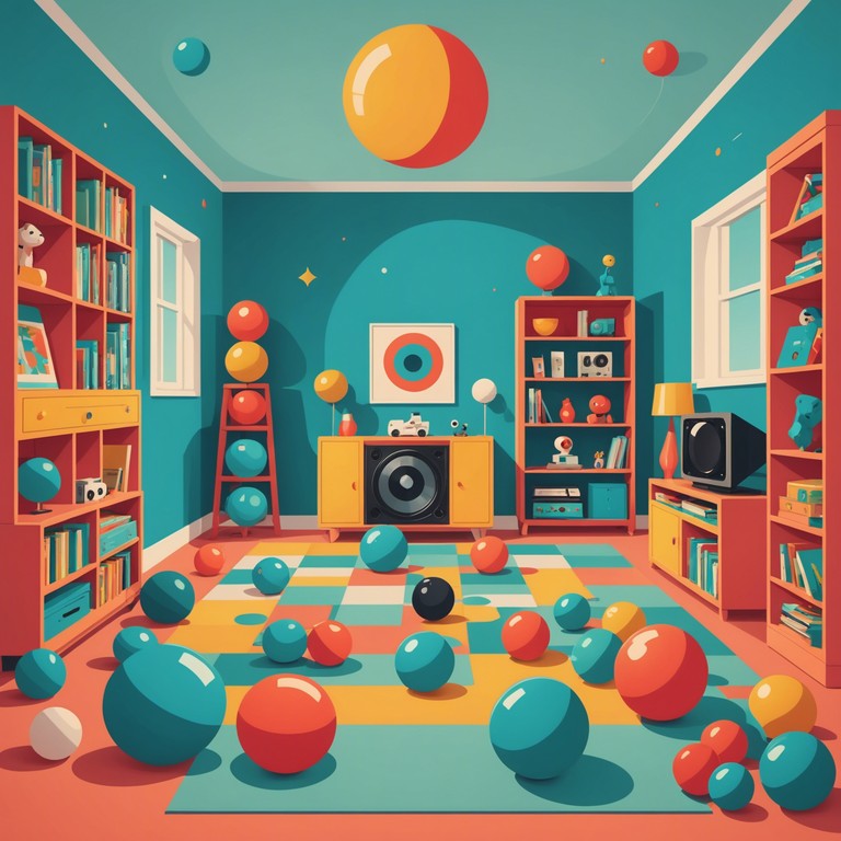 This track captures the essence of a toy rebellion, crafting an atmosphere where digital and playful elements collide in a whimsical yet rebellious march. The music is driven by a lively toy piano, encapsulating a mood of playful defiance against the mundane. The piece evolves with energetic bursts, simulating the toys gathering and marching in a fun filled riot.