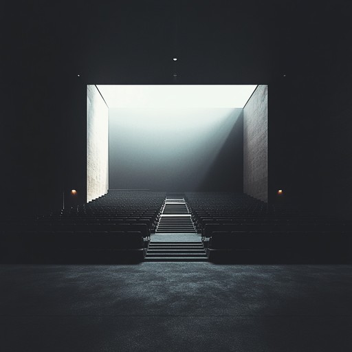 A melancholic piano pieces through the darkened ambiance of an empty, haunted theatre. Echoing melodies and eerie harmonics evoke ghostly presences, setting the stage for a chilling, theatrical experience. Shadows and whispers grow with each haunting note, telling tales of the past.