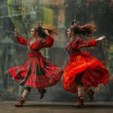 brisk, lively dance celebrating highland culture with stunning bagpipes.