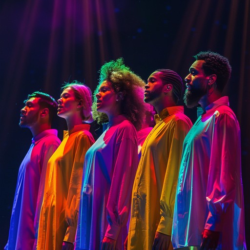 Immerse yourself in a celestial journey blending psychedelic soundscapes with the soaring harmony of a gospel choir. This unique blend creates an ethereal and mysterious atmosphere, drawing listeners into a dreamlike state of contemplation and solitude. The dynamic harmonies offer a transcendent experience, echoing the depths of space while grounded in soulful spirituality.