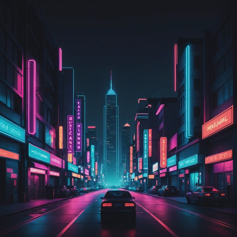 This track blends the nostalgic aura of funk rock with a surreal, dreamlike overtone, comprising airy guitar riffs and ethereal soundscapes that seem to float through urban neon nightscapes. The music carries you gently like a breeze along a mystic urban setting under a starlit sky.