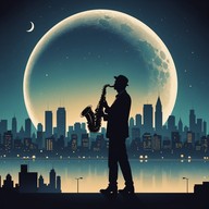 soft melodies glide through moonlit haze