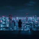dramatic retro instrumental with synths and nostalgic melodies