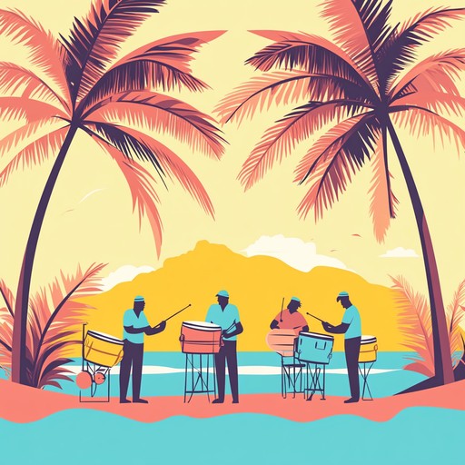 A lively instrumental calypso song capturing the vibrant energy of a tropical island festival, with rhythmic steel drums, upbeat percussion, and cheerful melodies that evoke sunshine and celebration.