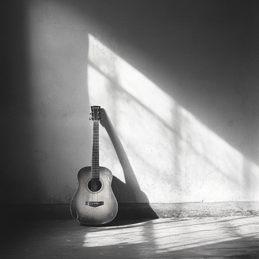 A deeply intimate guitar piece with gentle, haunting reverb that conveys a sense of longing and solitude, perfect for reflecting on melancholic memories.