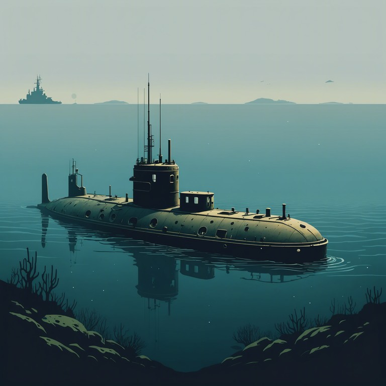 This instrumental track conveys the haunting depths of the ocean and the omnipresent, eerie feeling aboard an old russian submarine. Subtle sonar pings mix with deep, reverberating tones to create a soundscape of isolation and enigma.