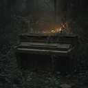 haunting whispers intertwine with sorrowful, emotionally gripping piano notes