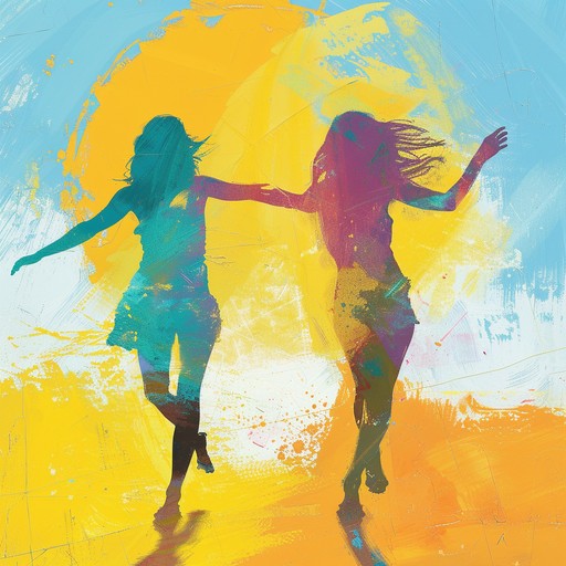 Imagine a perfect day where the sun is shining, and the air is filled with laughter and dance. This track embodies the spirit of a joyous outdoor celebration with friends and family, energetic and full of life.