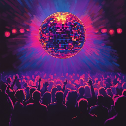 An upbeat, high energy instrumental disco track that captures the essence of celebration with groovy basslines, shimmering synths, and infectious rhythms that make listeners want to dance under glittering lights