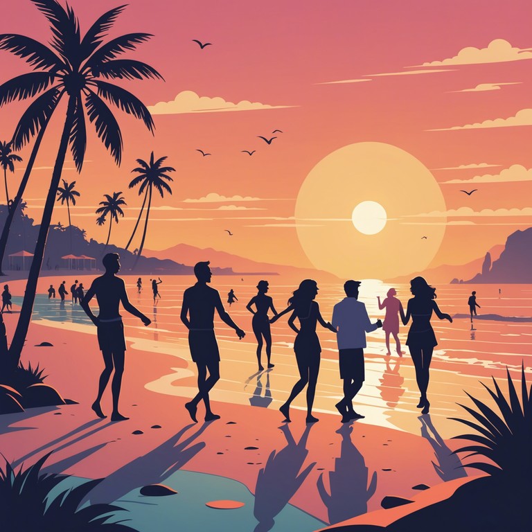 This track features a lively dub rhythm, infused with an energetic, summery vibe that captures the carefree feeling of a sunny day. The music pulsates with reggae influences, providing a rejuvenating sound that's perfect for outdoor festivities or just lounging by the seaside.