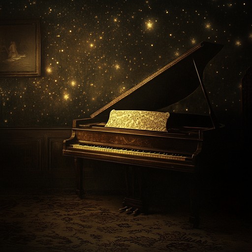 A soft piano driven instrumental capturing the essence of intimate cabaret evenings under the stars. The gentle melodies weave a tapestry of romance and nostalgia, offering a serene and heartfelt listening experience.