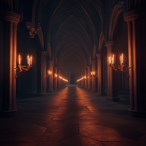 A haunting instrumental track featuring deep basslines, shimmering synths, and echoing drum patterns, creating a claustrophobic ambiance reminiscent of abandoned gothic cathedrals. The tense mood is heightened by dissonant melodies and unsettling soundscapes, making it perfect for a dark, narrative driven experience