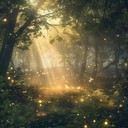 enchanting melody interwoven with whimsical woodland sounds