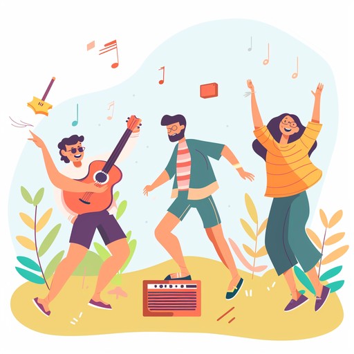 A bright and spirited instrumental r&b piece with a focus on uplifting and vibrant melodies. Energetic beats and soulful synths create a joyous summer atmosphere, perfect for festive occasions.