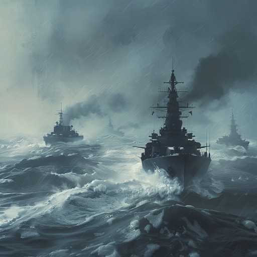 This instrumental piece evokes deep nostalgia, capturing the heroic and icy voyages of the russian navy. Solemn accordion melodies intertwine with a reflective military march, invoking the pride and bravery of sailors in challenging seas. The song is a tribute to valorous seafarers and their enduring legacy.