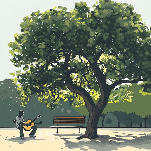 Melodic acoustic guitar tunes invoking the serene bliss of a lazy summer afternoon. Gentle fingerpicking patterns merge with breezy harmonics, creating the perfect backdrop for relaxation and joy.