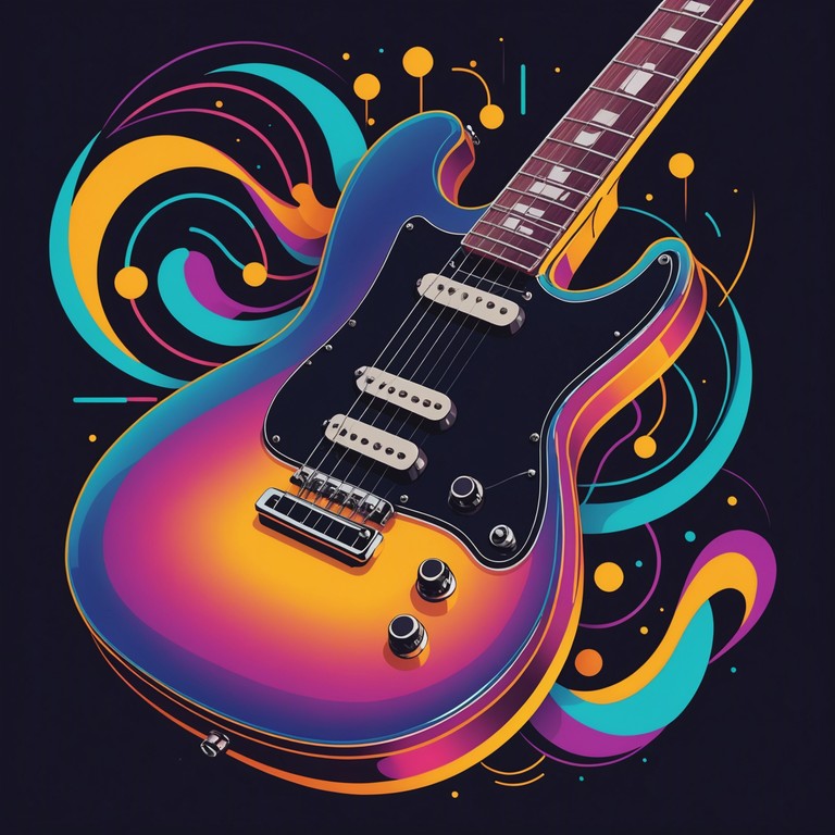 An engrossing track that combines classic rock rhythms with the mesmerizing twists of psychedelia to create an extraordinary musical experience. Ideal for those seeking both nostalgia and a burst of contemporary energy in their music listening. The electric guitar solos intertwine with progressive sound effects, presenting an auditive feast that keeps you hooked.