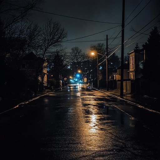 An instrumental lofi track that captures the mysterious ambiance of wandering through empty city streets at night, with subtle melodies and echoing beats that evoke a sense of solitude and intrigue.