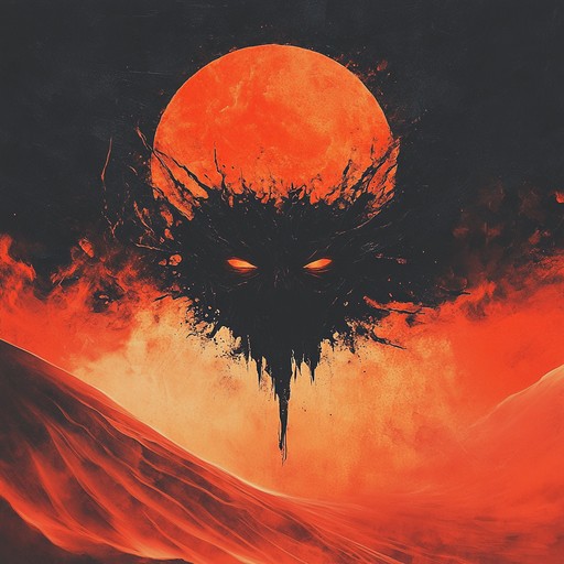 An instrumental piece merging traditional middle eastern scales with aggressive rock elements, creating an intense atmosphere that conveys deep seated anger and defiance rooted in cultural struggles.