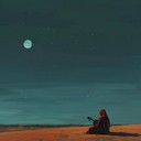 serene and soulful middle eastern instrumental evocative of starry nights