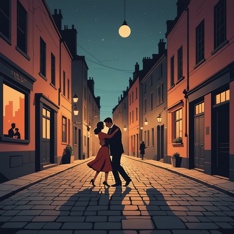 A musical exploration of the darker side of tango, “echoes beneath the moon” delves into the shadowy corners of the mind through the lens of a mournful accordion playing a deeply emotional tango. The track would be perfect for an immersive, theatrical dance performance that captures both the elegance and the underlying tension of the dance.