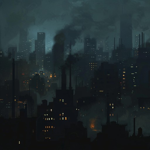 By merging unsettling ambient textures and sharp industrial percussion, this track paints a vivid soundscape of a decaying, post apocalyptic urban environment. Haunting synth melodies and pounding rhythms offer an immersive experience perfect for dramatic, tension filled scenes.