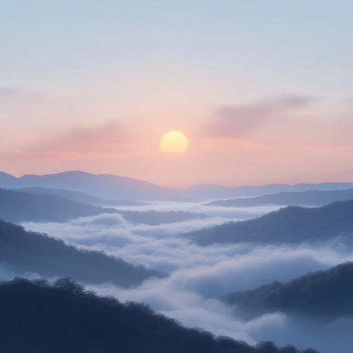 An ambient folk instrumental blending the dulcimer's delicate tones with soft ambient elements, evoking the serene, mystical nature of an appalachian sunrise