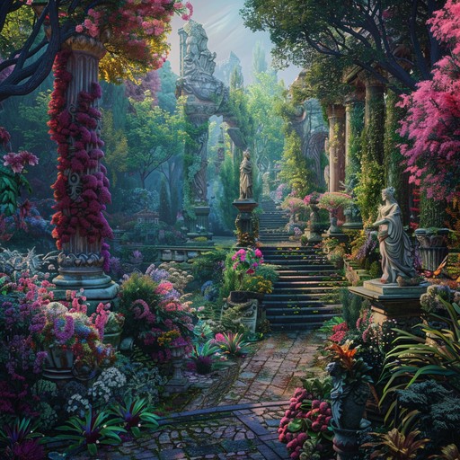 This track layers sophisticated baroque influences with whimsical themes, creating an imaginative, dreamlike capriccio. The piece features lush string arrangements, intricately blending harpsichord and violin for a dynamic and ethereal experience.