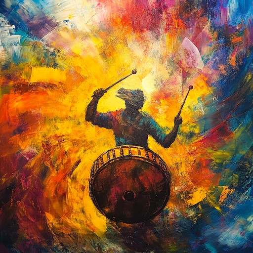 A lively and uplifting instrumental bhangra composition that blends traditional punjabi instruments like the dhol and tumbi with energetic electronic sounds, creating a vibrant and dynamic track that fills listeners with excitement and happiness.