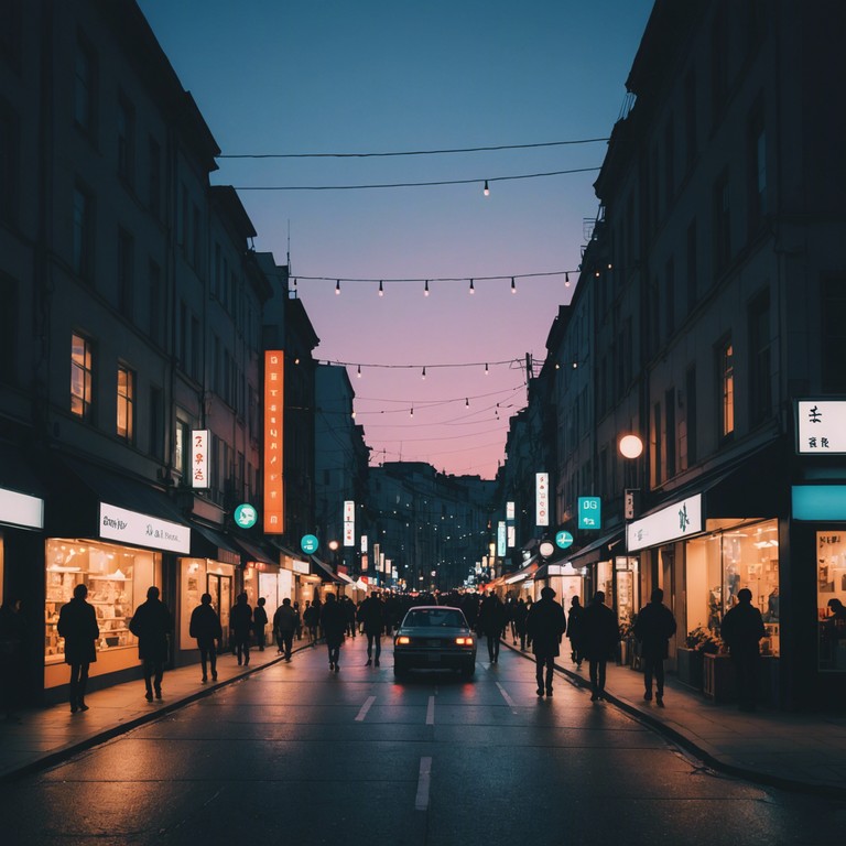 An exciting and playful music track that uses the spirited tones of the electric piano to reflect the dynamic and modern pulse of the city, ideal for a joyful urban music playlist.