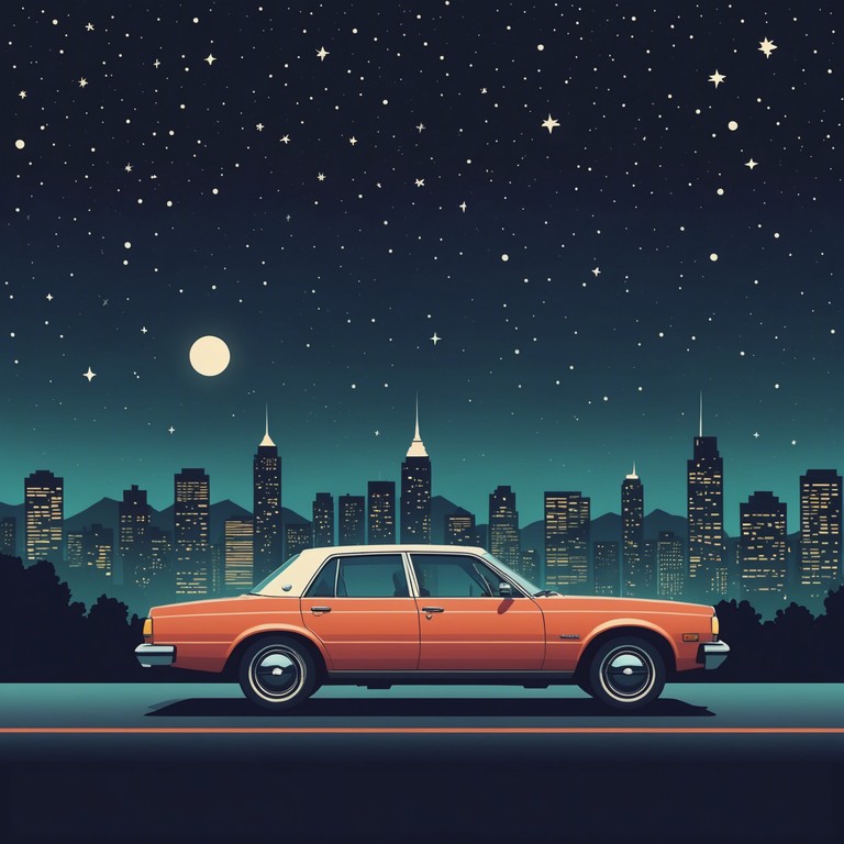 A track characterized by its reflective and deep synth sounds, crafting an auditory journey through a night drive where the city lights blur into introspective thoughts. Iconic 80s synths build a soundscape that is both nostalgic and futuristic, encapsulating the essence of introspection and the vibrancy of night life.