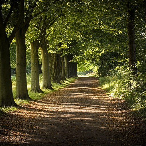 A soothing symphony that envelops listeners in the quiet beauty of the woods, featuring delicate harp and string arrangements