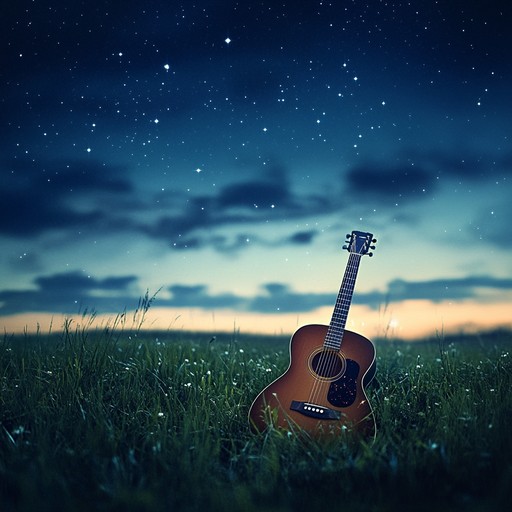 A delicate blend of plucked acoustic guitar strings and soft background synths create an ethereal atmosphere for this indie track. The music evokes a dreamy, peaceful sensation, perfect for late night reflections under the stars.