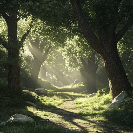 Dive deeper into the heart of tranquility with this alternative version, where each note is a step further into the woodland's profound silence, enhancing your connection with the natural world and its soothing presence.