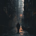 intense urban vibe blending ethereal and edgy beats