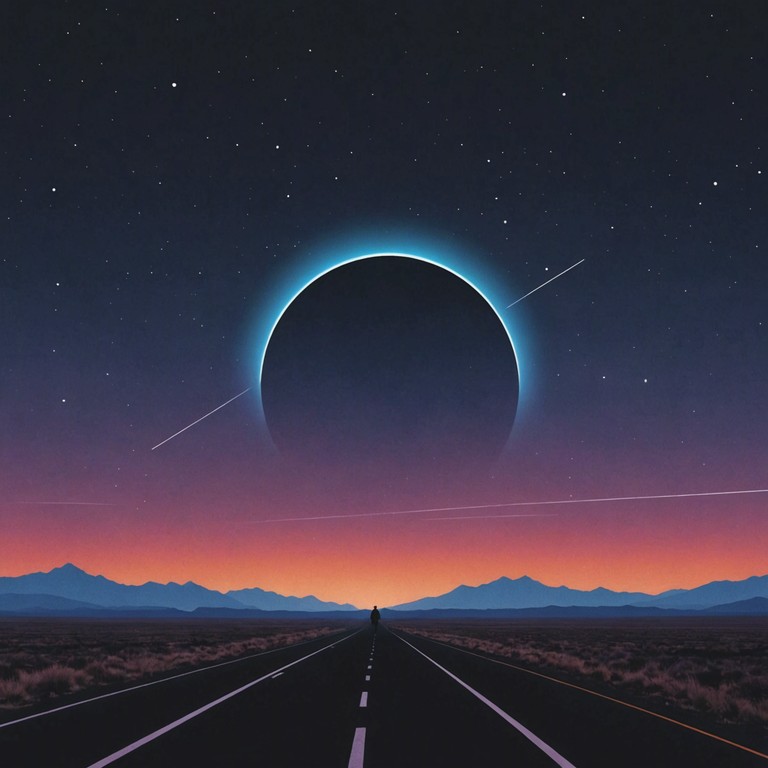 A haunting, atmospheric instrumental piece that evokes the feeling of being lost in an endless, all-consuming void. The composition builds tension through layered drones, dissonant harmonies, and eerie sound effects, creating a sense of existential dread and cosmic horror.