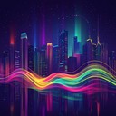high energy beats with shimmering, bright synthesizer melodies