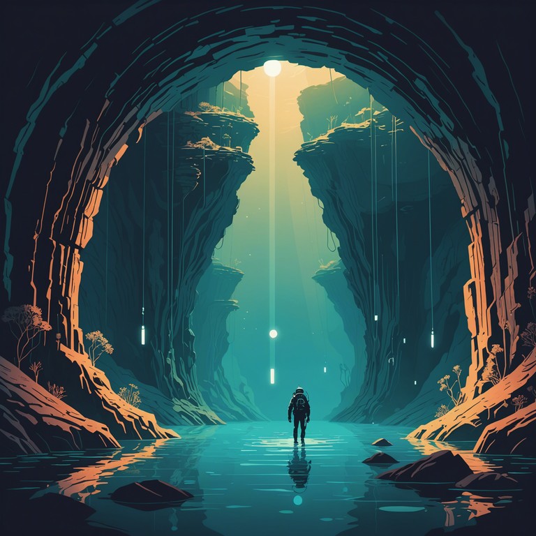 This rich orchestral track serves as a sonic exploration into the unknown depths of the ocean, crafting an atmosphere that's both serene and slightly unsettling, ideal for narrative driven media.