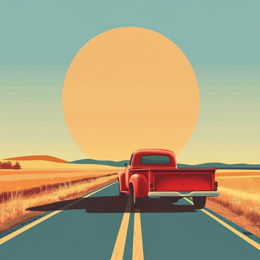 An energetic, foot tapping americana instrumental capturing the essence of joyful road trips through the american countryside. The tune features vibrant guitars, lively banjo, and a driving rhythm that evokes scenes of open highways, friendly small towns, and endless blue skies. Ideal for creating a feel good atmosphere.