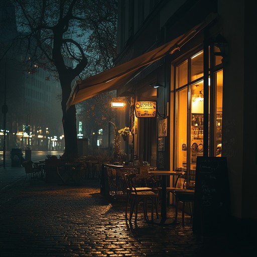 A romantic instrumental capturing the night essence of berlin with sultry vibes, merging traditional german schlager with a contemporary flair, evoking emotions of romance and warmth.